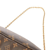 LOUIS VUITTON ルイヴィトン モノグラム ミュルティ ポシェットアクセソワール ローズクレール M44840 レディース モノグラムキャンバス ショルダーバッグ Aランク 中古 銀蔵