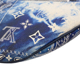 LOUIS VUITTON ルイヴィトン モノグラム バンダナ ディスカバリーバムバッグ PM ブルー M20587 メンズ レザー ボディバッグ ABランク 中古 銀蔵