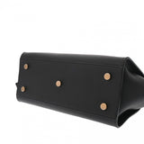 SAINT LAURENT サンローラン ダウンタウン ベイビー ブラック 635346 レディース グレインレザー ハンドバッグ Aランク 中古 銀蔵