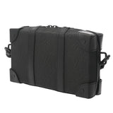 LOUIS VUITTON ルイヴィトン ソフトトランク ウォレット ブラック M80224 メンズ トリヨンレザー ショルダーバッグ Aランク 中古 銀蔵