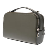 LOEWE ロエベ クロスボディ カメラバッグ ミニ カーキグリーン C565R41X05 レディース カーフ ショルダーバッグ Aランク 中古 銀蔵