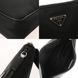PRADA プラダ ショルダーバッグ Re-Nylon ブラック 2VH113 メンズ ナイロン/サフィアーノレザー ショルダーバッグ Aランク 中古 銀蔵