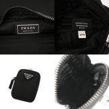 PRADA プラダ ショルダーバッグ Re-Nylon ブラック 2VH113 メンズ ナイロン/サフィアーノレザー ショルダーバッグ Aランク 中古 銀蔵