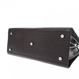 SAINT LAURENT サンローラン サックドジュール 2WAY ブラウン 378299 レディース 型押しレザー ハンドバッグ Aランク 中古 銀蔵