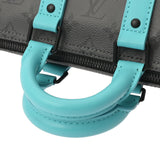 LOUIS VUITTON ルイヴィトン エクリプスリバース　キーポル バンドリエール 25 グレー/ターコイズブルー M11645 メンズ モノグラムキャンバス ショルダーバッグ 新同 中古 銀蔵