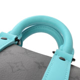 LOUIS VUITTON ルイヴィトン エクリプスリバース　キーポル バンドリエール 25 グレー/ターコイズブルー M11645 メンズ モノグラムキャンバス ショルダーバッグ 新同 中古 銀蔵