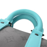 LOUIS VUITTON ルイヴィトン エクリプスリバース　キーポル バンドリエール 25 グレー/ターコイズブルー M11645 メンズ モノグラムキャンバス ショルダーバッグ 新同 中古 銀蔵
