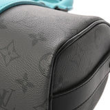 LOUIS VUITTON ルイヴィトン エクリプスリバース　キーポル バンドリエール 25 グレー/ターコイズブルー M11645 メンズ モノグラムキャンバス ショルダーバッグ 新同 中古 銀蔵