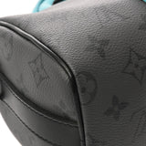 LOUIS VUITTON ルイヴィトン エクリプスリバース　キーポル バンドリエール 25 グレー/ターコイズブルー M11645 メンズ モノグラムキャンバス ショルダーバッグ 新同 中古 銀蔵
