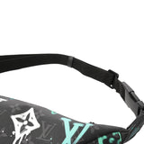 LOUIS VUITTON ルイヴィトン モノグラムエクリプス ディスカバリーバムバッグ PM グラフィティデザイン ブラック M21397 メンズ モノグラムキャンバス ボディバッグ Aランク 中古 銀蔵