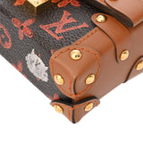 LOUIS VUITTON ルイヴィトン キャットグラム エッセンシャルトランク ブラウン M63892 ユニセックス モノグラムキャンバス レザー チャーム Aランク 中古 銀蔵