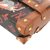 LOUIS VUITTON ルイヴィトン キャットグラム エッセンシャルトランク ブラウン M63892 ユニセックス モノグラムキャンバス レザー チャーム Aランク 中古 銀蔵