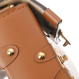 LOUIS VUITTON ルイヴィトン キャットグラム エッセンシャルトランク ブラウン M63892 ユニセックス モノグラムキャンバス レザー チャーム Aランク 中古 銀蔵