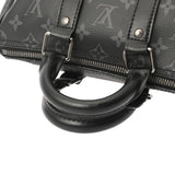 LOUIS VUITTON ルイヴィトン モノグラムエクリプス キーポル バンドリエール 25 ブラック M46271 メンズ モノグラムエクリプスキャンバス ボストンバッグ Aランク 中古 銀蔵