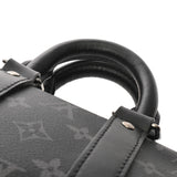 LOUIS VUITTON ルイヴィトン モノグラムエクリプス キーポル バンドリエール 25 ブラック M46271 メンズ モノグラムエクリプスキャンバス ボストンバッグ Aランク 中古 銀蔵