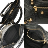 BALENCIAGA バレンシアガ ジャイアント ミニシティ 2WAYバッグ ブラック 309544 レディース レザー ハンドバッグ Bランク 中古 銀蔵