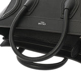 CELINE セリーヌ ラゲージ ナノ 2WAY ブラック 189243DRU.38NO レディース ドラムドカーフ ハンドバッグ Aランク 中古 銀蔵