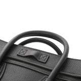 CELINE セリーヌ ラゲージ ナノ 2WAY ブラック 189243DRU.38NO レディース ドラムドカーフ ハンドバッグ Aランク 中古 銀蔵