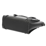 CELINE セリーヌ ラゲージ ナノ 2WAY ブラック 189243DRU.38NO レディース ドラムドカーフ ハンドバッグ Aランク 中古 銀蔵