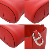 HERMES エルメス インザループ 18 ヴァーミリオンレッド W刻印(2024年頃) レディース トリヨンクレマンス ヴォースイフト ハンドバッグ Aランク 中古 銀蔵