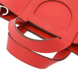 HERMES エルメス インザループ 18 ヴァーミリオンレッド W刻印(2024年頃) レディース トリヨンクレマンス ヴォースイフト ハンドバッグ Aランク 中古 銀蔵