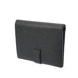HERMES エルメス ベアンコンパクト ブラック B刻印(2023年頃) ユニセックス ヴォーエプソン 二つ折り財布 Aランク 中古 銀蔵