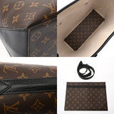 LOUIS VUITTON ルイヴィトン モノグラムマカサー ウィークエンド トート PM 2WAY ブラウン/ノワール M45734 メンズ モノグラムキャンバス トートバッグ Aランク 中古 銀蔵
