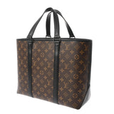 LOUIS VUITTON ルイヴィトン モノグラムマカサー ウィークエンド トート PM 2WAY ブラウン/ノワール M45734 メンズ モノグラムキャンバス トートバッグ Aランク 中古 銀蔵