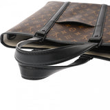 LOUIS VUITTON ルイヴィトン モノグラムマカサー ウィークエンド トート PM 2WAY ブラウン/ノワール M45734 メンズ モノグラムキャンバス トートバッグ Aランク 中古 銀蔵