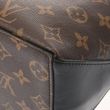 LOUIS VUITTON ルイヴィトン モノグラムマカサー ウィークエンド トート PM 2WAY ブラウン/ノワール M45734 メンズ モノグラムキャンバス トートバッグ Aランク 中古 銀蔵
