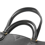 LOUIS VUITTON ルイヴィトン モノグラムアンプラント オンザゴー MM ノワール M45595 レディース レザー トートバッグ Bランク 中古 銀蔵