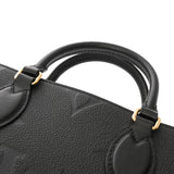 LOUIS VUITTON ルイヴィトン モノグラムアンプラント オンザゴー PM 2WAY ノワール M45653 レディース レザー ハンドバッグ Aランク 中古 銀蔵