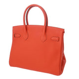 HERMES エルメス バーキン 30 カプシーヌ X刻印(2016年頃) レディース トゴ ハンドバッグ Aランク 中古 銀蔵