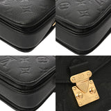 LOUIS VUITTON ルイヴィトン モノグラムアンプラント ポシェットメティス EW ブラック M46595 レディース レザー 2WAYバッグ Aランク 中古 銀蔵