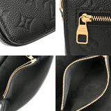LOUIS VUITTON ルイヴィトン モノグラムアンプラント ポシェットメティス EW ブラック M46595 レディース レザー 2WAYバッグ Aランク 中古 銀蔵