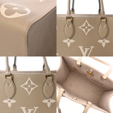 LOUIS VUITTON ルイヴィトン モノグラムアンプラント オンザゴー MM トゥルトレールクレーム M45494 レディース レザー ハンドバッグ Aランク 中古 銀蔵