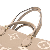 LOUIS VUITTON ルイヴィトン モノグラムアンプラント オンザゴー MM トゥルトレールクレーム M45494 レディース レザー ハンドバッグ Aランク 中古 銀蔵
