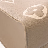 LOUIS VUITTON ルイヴィトン モノグラムアンプラント オンザゴー MM トゥルトレールクレーム M45494 レディース レザー ハンドバッグ Aランク 中古 銀蔵