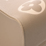 LOUIS VUITTON ルイヴィトン モノグラムアンプラント オンザゴー MM トゥルトレールクレーム M45494 レディース レザー ハンドバッグ Aランク 中古 銀蔵