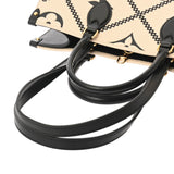 LOUIS VUITTON ルイヴィトン モノグラムアンプラント オンザゴー MM クレーム/ブラック M46016 レディース レザー ハンドバッグ 未使用 銀蔵
