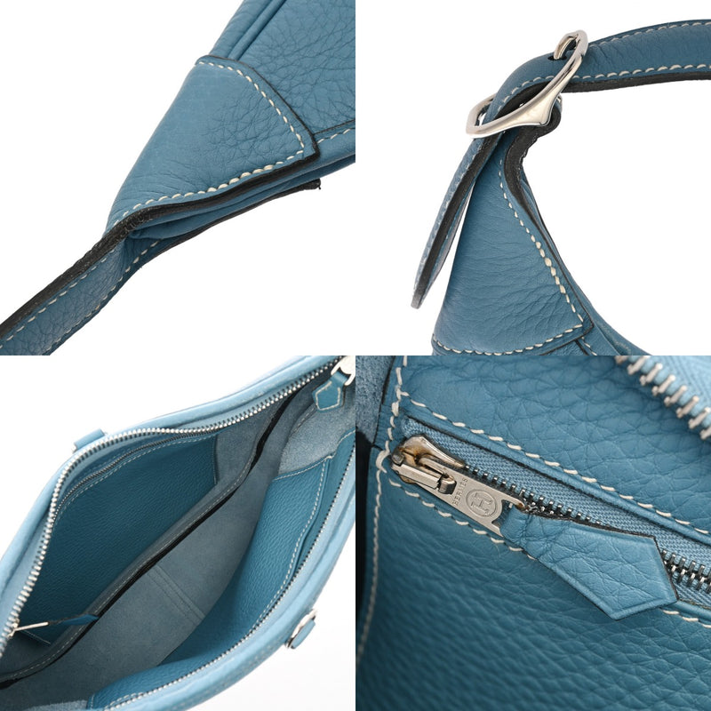 HERMES エルメス/クリスティーヌ/ブルー系/□B *******/Bランク/69【中古】 Pre-owned Hermes Shoulder Birkin 42 JPG Bleu De Prusse Clemence Pallad