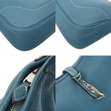 HERMES エルメス トリム 31 ブルージーン □B刻印(1998年頃) レディース トリヨンクレマンス ワンショルダーバッグ ABランク 中古 銀蔵