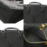 LOUIS VUITTON ルイヴィトン モノグラムアンプラント オンザゴー PM 2WAY ノワール M45653 レディース レザー ハンドバッグ Aランク 中古 銀蔵