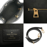 LOUIS VUITTON ルイヴィトン モノグラムアンプラント オンザゴー PM 2WAY ノワール M45653 レディース レザー ハンドバッグ Aランク 中古 銀蔵