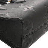 LOUIS VUITTON ルイヴィトン モノグラムアンプラント オンザゴー PM 2WAY ノワール M45653 レディース レザー ハンドバッグ Aランク 中古 銀蔵