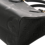 LOUIS VUITTON ルイヴィトン モノグラムアンプラント オンザゴー PM 2WAY ノワール M45653 レディース レザー ハンドバッグ Aランク 中古 銀蔵