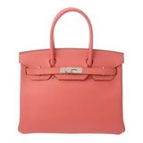 HERMES エルメス バーキン 30 クレヴェット □Q刻印(2013年頃) レディース ヴォーエプソン ハンドバッグ Aランク 中古 銀蔵