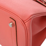 HERMES エルメス バーキン 30 クレヴェット □Q刻印(2013年頃) レディース ヴォーエプソン ハンドバッグ Aランク 中古 銀蔵