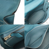 HERMES エルメス ケリー 32 内縫い 2WAY ブルージーン □K刻印(2007年頃) レディース トリヨンクレマンス ハンドバッグ ABランク 中古 銀蔵