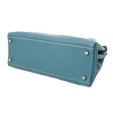 HERMES エルメス ケリー 32 内縫い 2WAY ブルージーン □K刻印(2007年頃) レディース トリヨンクレマンス ハンドバッグ ABランク 中古 銀蔵